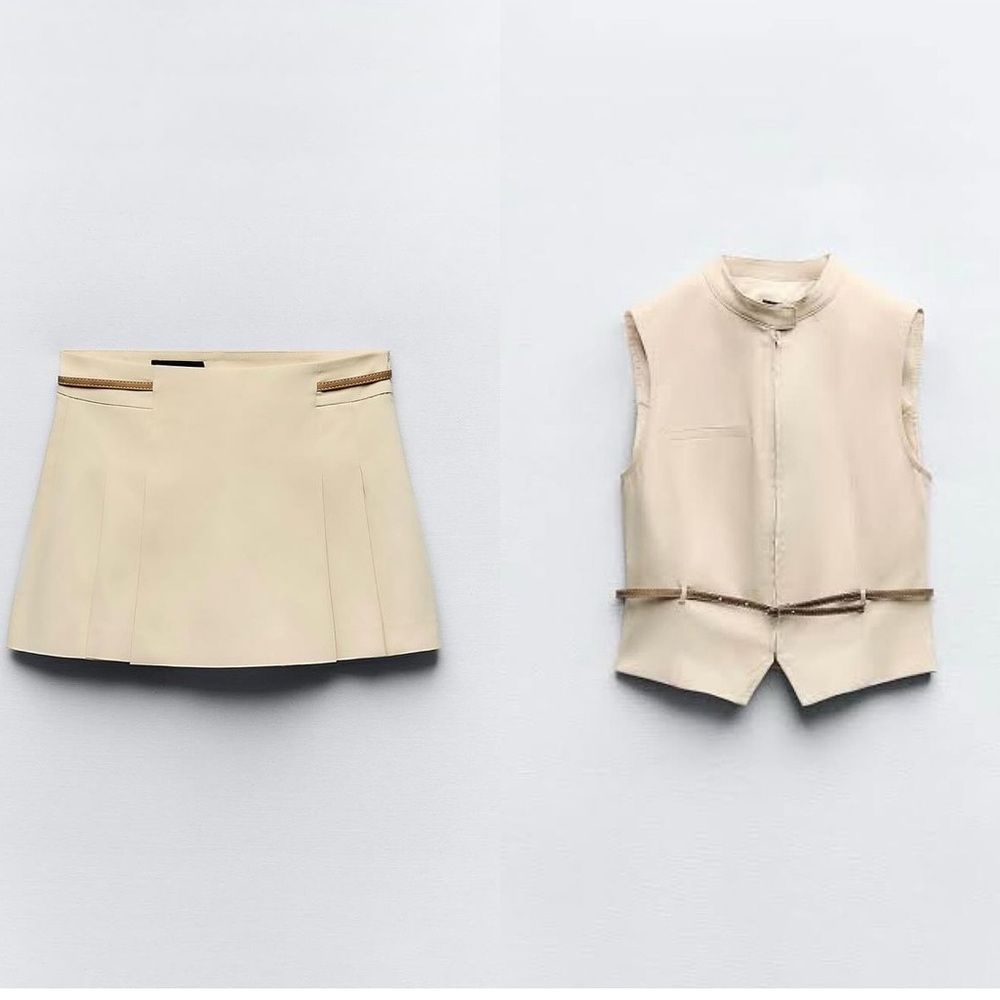 Zara vest and skort set